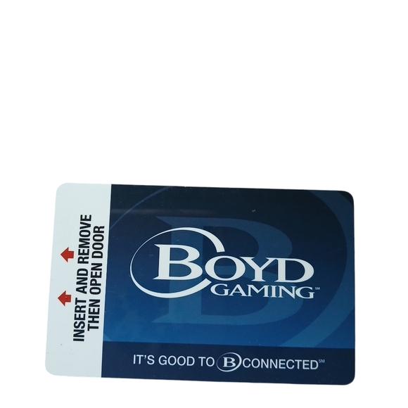 Blue and White Casino Loyalty Card for Gaming Rewards Boyd Gaming California - Picture 3 of 6